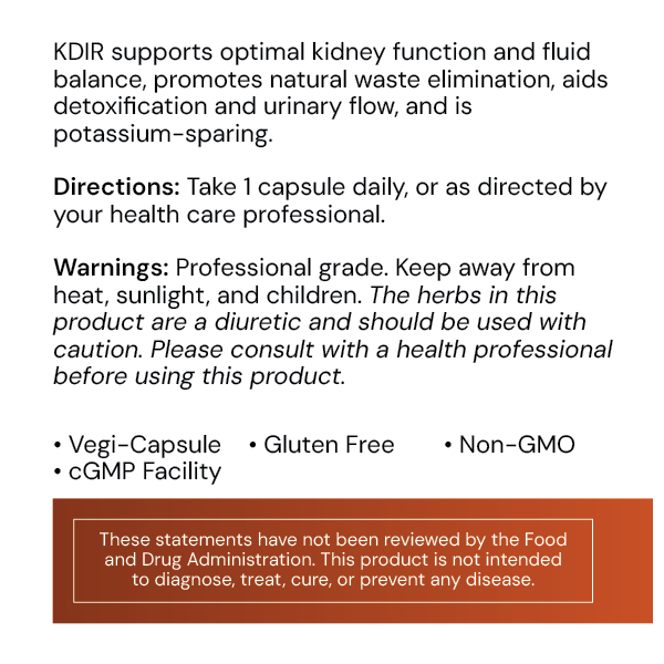 KDIR - Fluidren - label info I25A