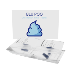 BLU POO sachets and tracking card