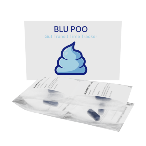 BLU POO sachets and tracking card