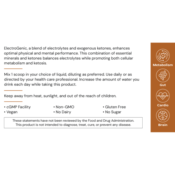 ElectroGenic - label information