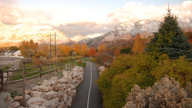 Ogden River Parkway in the Fall